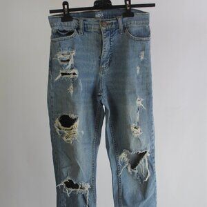 BDG Women's Light Wash Distressed Denim Super Skinny Size 6